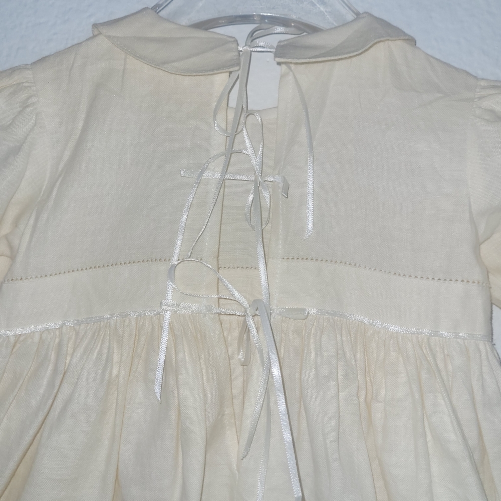 3/$20 Vintage Rendezvous Inc. New Orleans Cream Christening Baptisim Gown - Picture 6 of 11